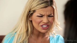 Abby Lee Kolumbiai és Adriana Sephora forró zsenge lezbi játékai