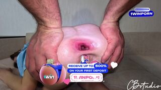 Mély kuffer kufircolás nagyméretű segglyukkal