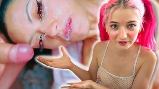 Emma Fiore tiktok kishölgy vadul reagál az argentín forró pornóra