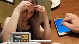 Letty black műfallosszal nyilvános helyen basz magának