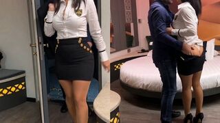 Végre megbasztam a bazinagy tőgyes gigászi valagú milf titkárnőmet a hotel szobában